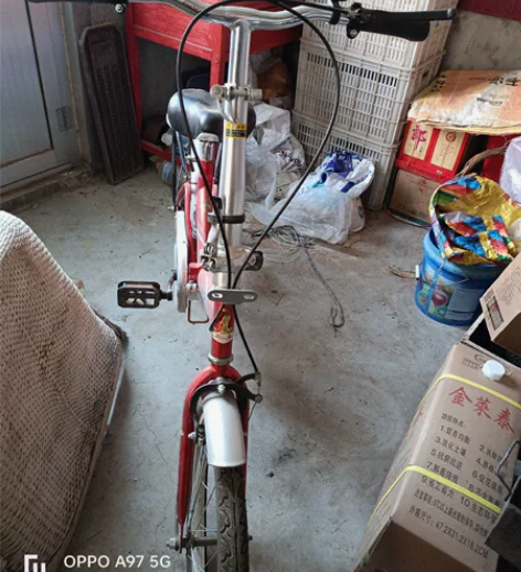 九成新折叠自行车，因孩子去外地学习，有想要...
