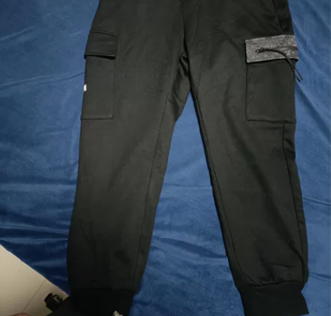 软糯垂坠!舒适弹力!品牌剪标男秋冬纯色束脚...