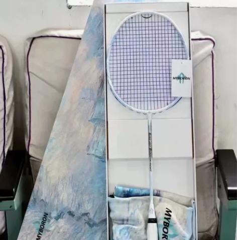 个人闲置 全新羽毛球拍 全碳素超轻4U碳纤...