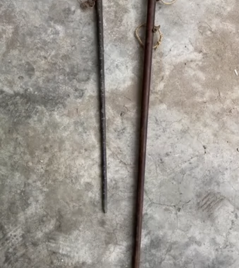 闲置上世纪老称杆2个，均不带砣，老物件，个...