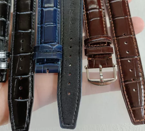 万国柏涛菲诺手表带真皮 葡萄牙葡计葡七弧口...
