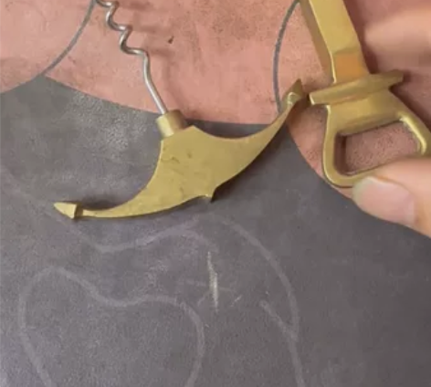 欧美回流铜工艺品，啤酒红酒开瓶器 黄铜材质...