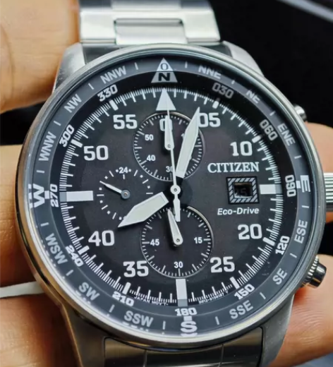 CITIZEN西铁城光动能手表男防水不锈钢...