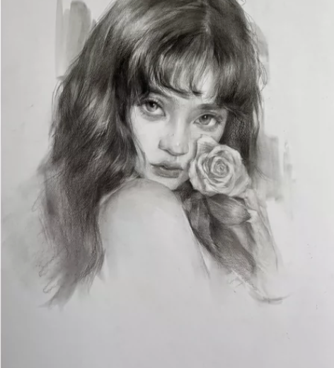 素描画像可定制、可代画、大小均可。 感兴趣...