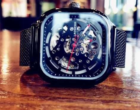 【国庆价】2020新款镂空方形手表男全自动...