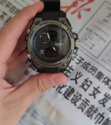 三达官方正品黑科技新款手表男大表盘多功能运...