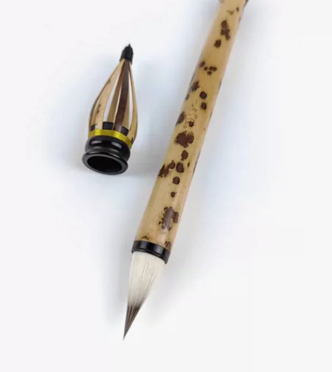 ****福建湘妃竹仿唐纯纯紫毫单支拍 包邮...