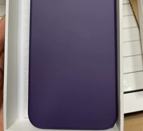 品胜苹果手机壳，直边柔性硅胶壳，颜色：紫色...