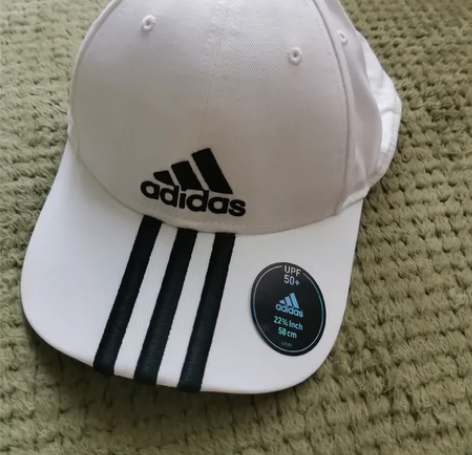 阿迪达斯adidas白色棒球帽 阿迪达斯a...