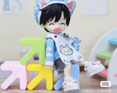 ob11娃衣套装 可爱猫猫兔兔bjd娃娃衣...