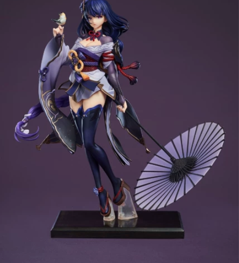 原神 雷电将军 雷鸣寂灭 GK白模手办?涂...