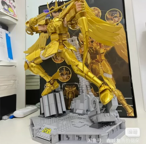 现货?拼奇圣斗士星矢 黄金射手座星矢联名射...