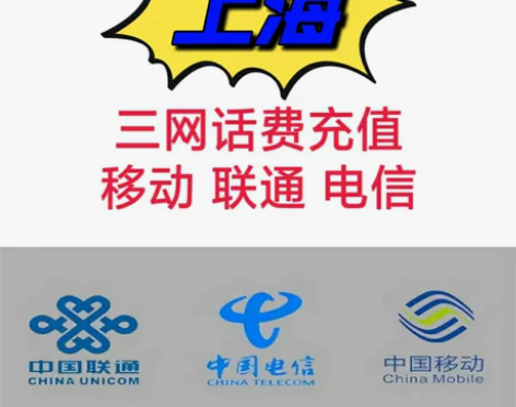 上海移动联通电信三网话费充值100元可倍拍...