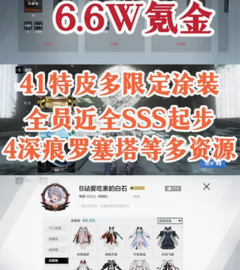 战双帕弥什41特皮120专4深痕全员近全3...