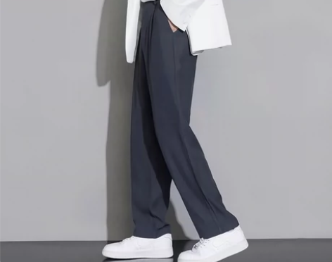 夏季冰丝裤九分男运动宽松大码休闲超轻薄款弹...