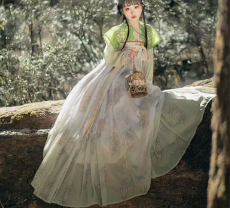 三件套标价出原创落秋迟汉服女飘逸春秋中国风...