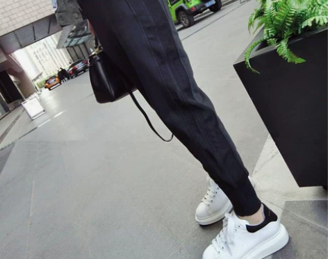 【年终盛典价】加绒运动裤女冬季韩国复古宽松...