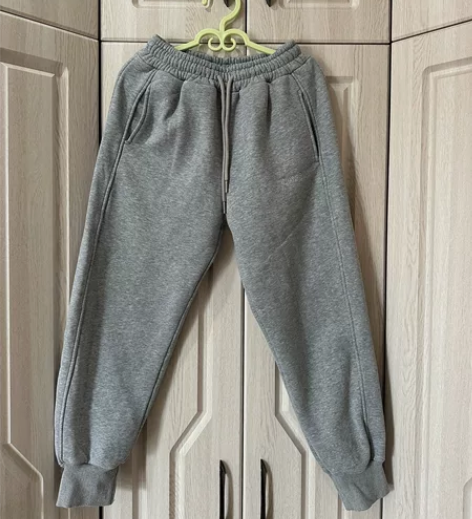 出闲置加绒保暖冬天休闲运动裤 内里加绒很细...