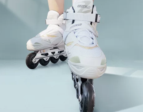 ?美洲狮成人轮滑鞋女大学生社团初学溜冰鞋直...