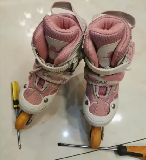 美洲狮MZS835L儿童休闲溜冰旱冰直排鞋...