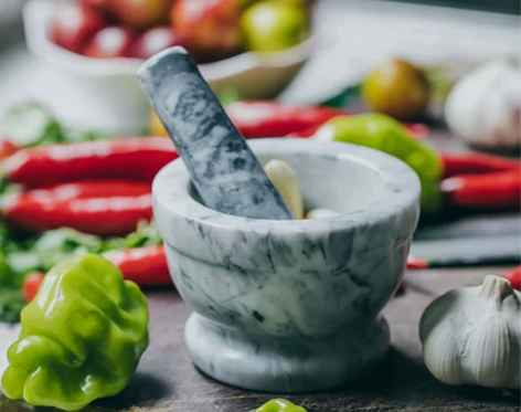 【家装节价】铁工房石臼家用大号手动捣蒜器压...