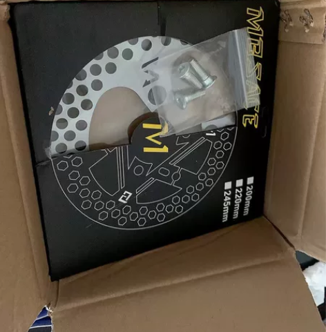 MBS超响飞机音锻造刹车盘九号电动车加厚后...