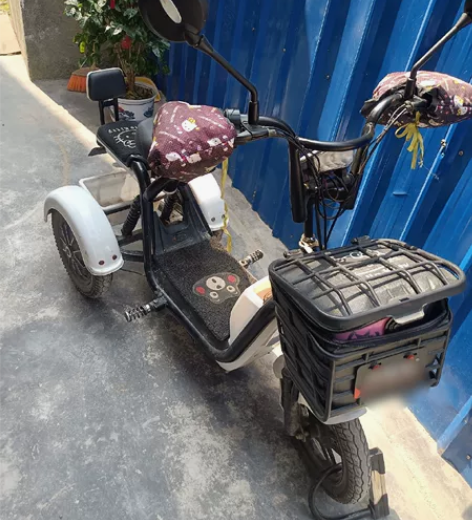 废品价，低价出售电动三轮车，4块电池，买了...