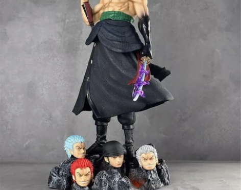 现货 50cm扛刀索隆罗罗诺亚索隆海贼王G...