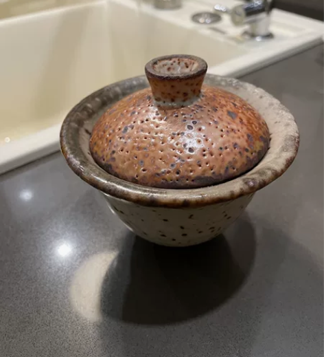 #盖碗  景德镇 手作器陶瓷 治野釉盖碗 ...