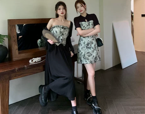 张大人2023夏季新款大码女装显瘦新中式复...