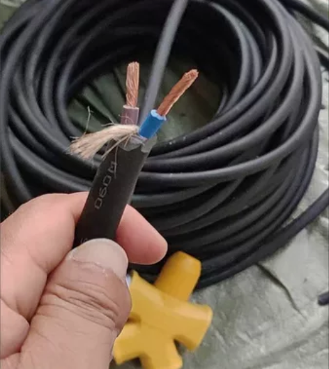 【工地闲置】一批2芯6平方纯铜电缆线纯铜2...