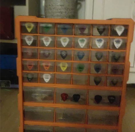 ?拨片盒全新，dunlop拨片抽屉，琴行柜...