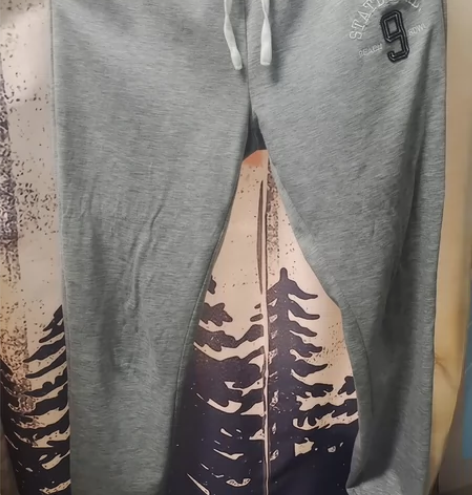 灰色运动裤 160cm  100斤以内的姐...