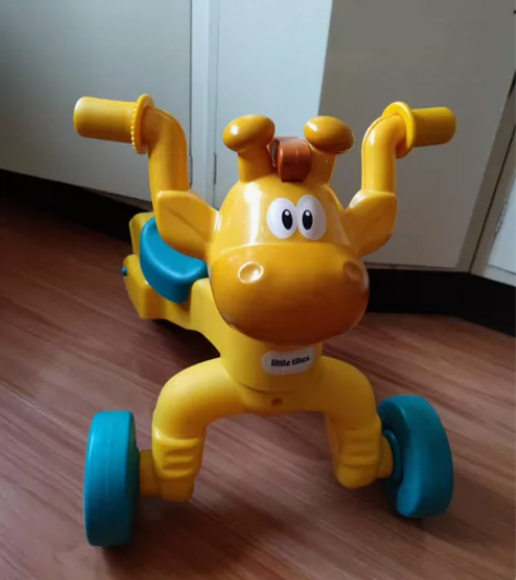 littletikes小泰克长颈鹿三轮脚踏...
