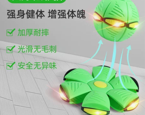 ?【狂暑季价】抖音弹力踩踩球魔幻飞碟球脚踩...