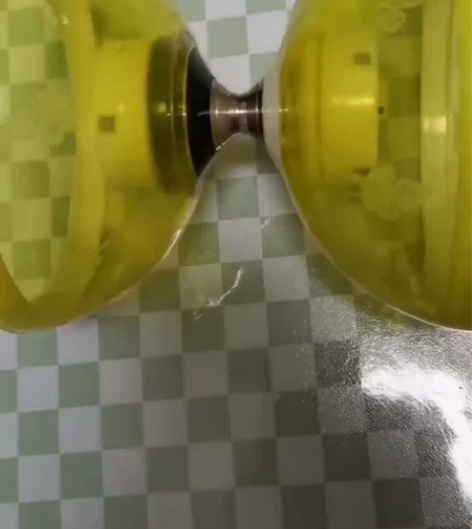 ?华铃双头空竹发光 儿童学生成人初学者 轴...