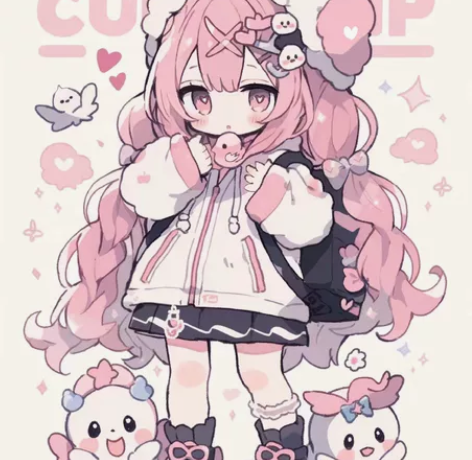 手绘可爱头像定制设计Q版漫画人物情侣情头画...