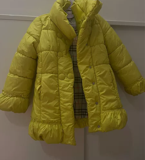 Burberry风格迪士尼羽绒服110码外...