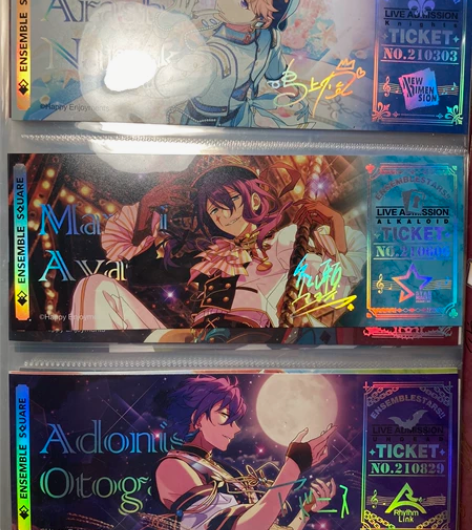 现货 偶像梦幻祭镭射票 标价为总价，可直拍...