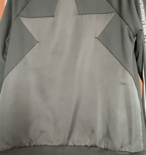 黑色运动衣样子漂亮穿上显瘦，只穿过一俩次现...