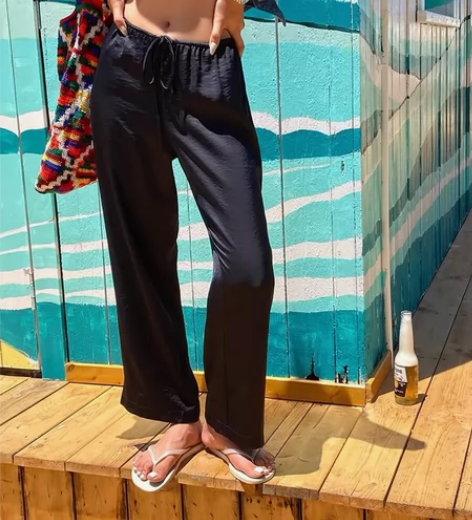 爆款直筒垂感九分裤休闲长裤，汤圆是卖衣服家...