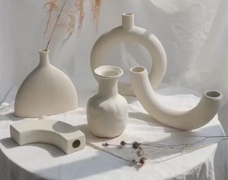 便宜处理一批北欧风陶瓷花瓶摆件客厅插花民宿...