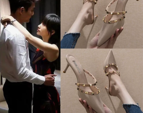 几乎全新 (只试过一次) 凉拖鞋女外穿网红...