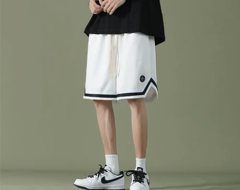 运动短裤男夏季速干美式篮球沙滩裤子宽松裤衩...