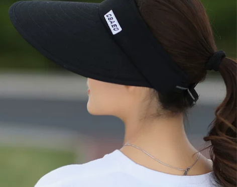 （全新）夏天防晒防紫外线空顶大檐帽/遮阳帽...