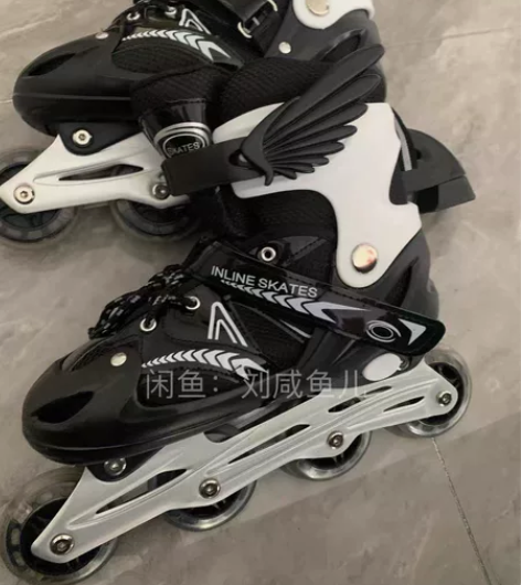 溜冰鞋成人直排轮可刹车男女旱冰轮滑鞋成年全...