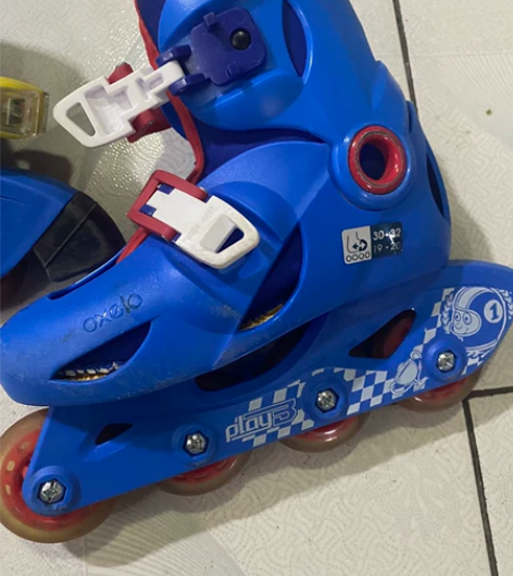 迪卡侬儿童滑冰鞋，旱冰鞋，直排 孩子用了五...