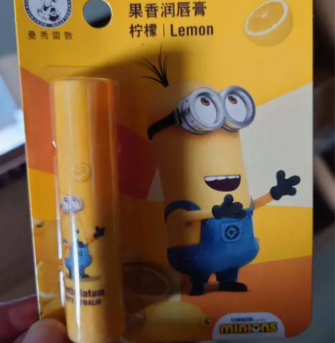 曼秀雷敦果香什唇膏3.5g 小黄人款 柠檬...