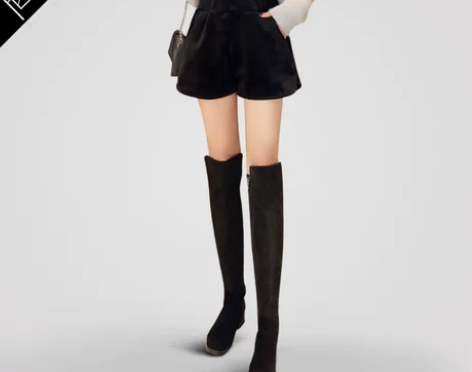 短裤女春秋款外穿2022年新款秋冬毛呢打底...