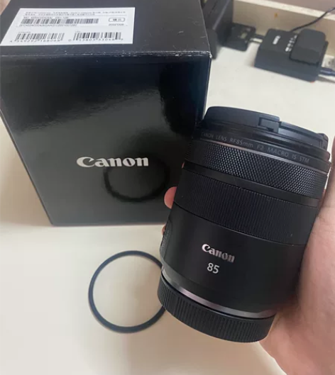 出佳能镜头RF85F2 自用国行99新（和...